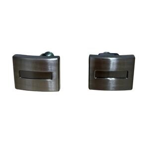 Amerock 1 1/4" Pewter Square Drawer Door Pulls Knobs Lot of 9 New in Bag